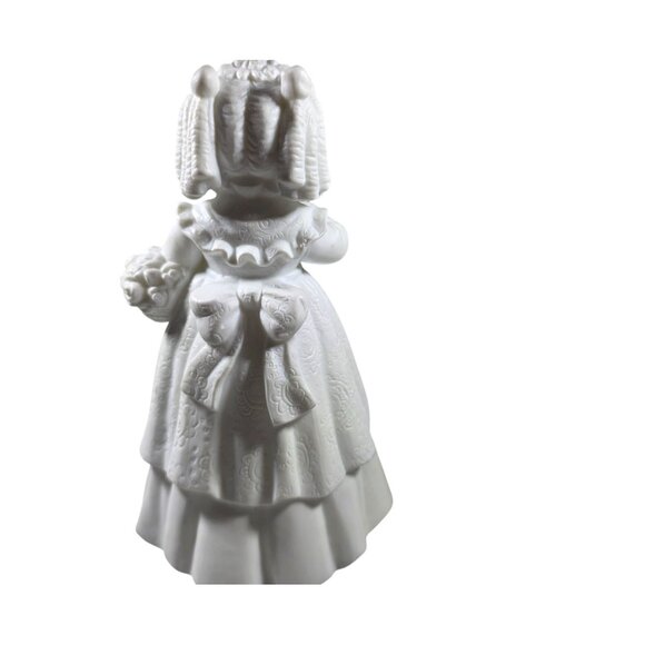 Vtg department 56 "Flower Girl" Figurine Porcelain silhouette treasures wedding - Picture 4 of 8